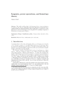 Isogenies, Power Operations, and Homotopy Theory