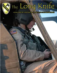 A MAGAZINE by and for the 4TH BCT, 1ST CAVALRY DIVISION Inside This Issue