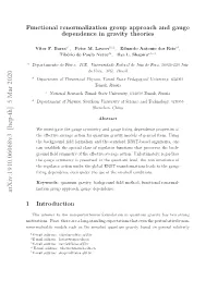 Functional Renormalization Group Approach and Gauge Dependence