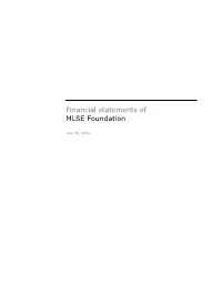 MLSE Foundation