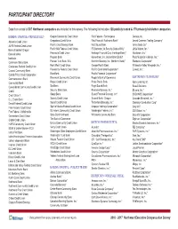 Participant Directory