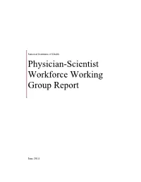Physician-Scientist Workforce Working Group Report.Pdf