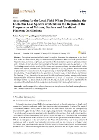 Accounting for the Local Field When Determining the Dielectric Loss