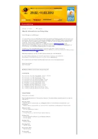 DSV Newsletter