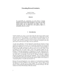 Extending Bricard Octahedra