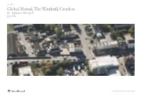 Global Mutual, the Windmill, Croydon Pre-Application Meeting 01 July 2020