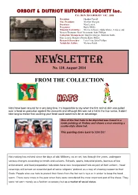 Newsletter Editor: Marlene Robb