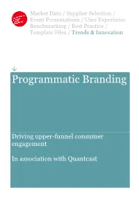 Programmatic Branding