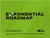Scaling 36 Solutions to Halve Emissions by 2030