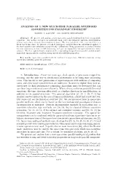 Analysis of a New Space-Time Parallel Multigrid Algorithm for Parabolic Problems∗