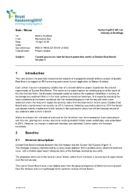 Coastal Processes Note for Beach Protection Works at Dunbar East Beach Version 2