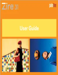 Zire 31 User Guide