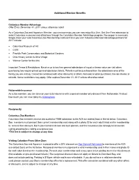 Additional Member Benefits Reciprocity