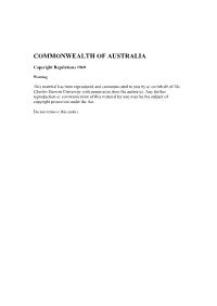 Commonwealth of Australia