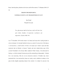 Goethean Science and the Blindness of Faust