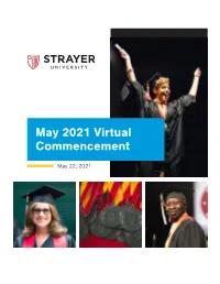 May 2021 Virtual Commencement