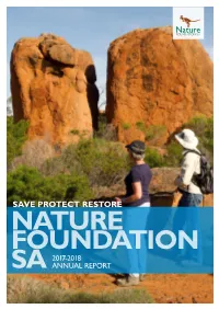 Save Protect Restore Nature Foundation 2017-2018 Sa Annual Report Our Footprint