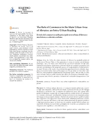 The Role of Commerce in the Main Urban Area of Abruzzo: an Intra-Urban Reading