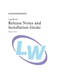 Release Notes and Installation Guide