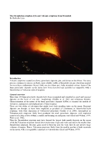 The Strombolian Eruption Style and the Volcanic Eruptions from Stromboli