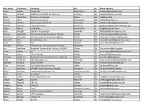 17GEC Attendee Listing W Emails