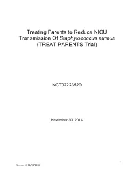 Study Protocol and Statistical Analysis Plan