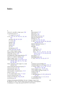 A Absolutely Countably Compact Space, 286 Accumulation Point, 81 of a Sequence of Sets, 80 Action, 218, 220, 222–228, 231