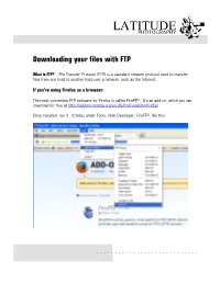Connecting with FTP Server