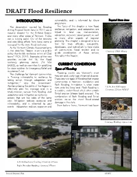 DRAFT Flood Resilience