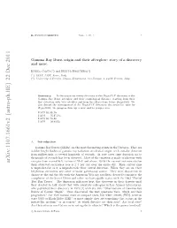 Gamma Ray Burst Origin and Their Afterglow: Story of a Discovery and More 3