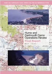 Hume Dartmouth Dams Operational Review Response May 1999
