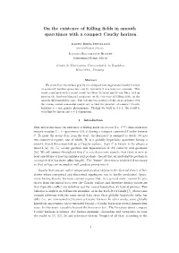 On the Existence of Killing Fields in Smooth Spacetimes with a Compact Cauchy Horizon