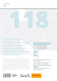 Using Participatory Geographic Information Systems to Enhance