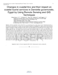 Changes in Coastal Line and Their Impact on Coastal Tourist Services in Damietta Governorate, Egypt by Using Remote Sensing and GIS Techniques Alboo-Hassan, A