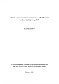 Exploring Intercultural Education Discourses and Everyday Practices