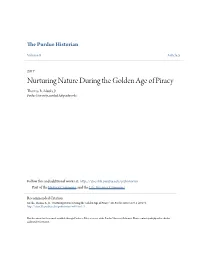 Nurturing Nature During the Golden Age of Piracy Thomas R