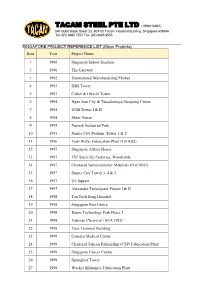 Singapore Project List