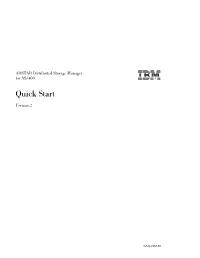 ADSM V2R1 for AS/400 Quick Start