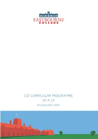 Co Curricular Programme 2019 20