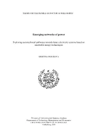 Exploring Sociotechnical Pathways Towards Future Electricity Systems