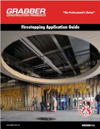 Firestopping Application Guide