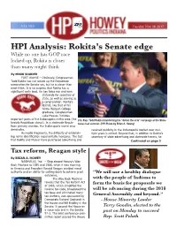 HPI Analysis: Rokita's Senate Edge