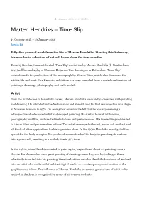 Marten Hendriks – Time Slip
