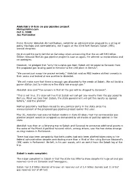 Abdullah's U-Turn on Gas Pipeline Project Malaysiakini.Com Oct 3, 2008 Joe Fernandez
