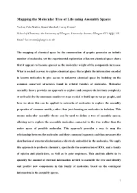 Mapping the Molecular Tree of Life Using Assembly Spaces