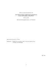 Programme and Abstract
