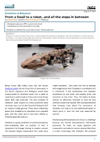 From a Fossil to a Robot…And All the Steps in Between 1 2 by Kamilo Melo | Scientist; John A
