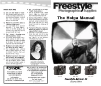 Holga Manual 2Nd Ed. Apr05a (Page 1)