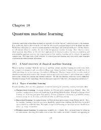 Quantum Machine Learning