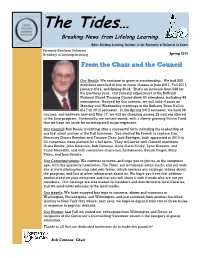 Spring 2012 from the Chair and the Council